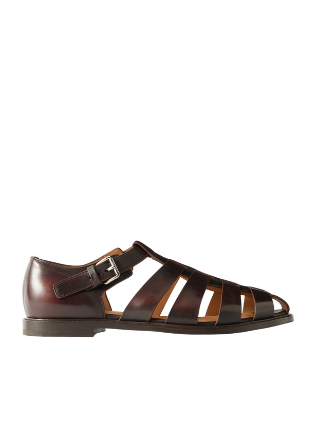 Photo: Church's - Fisherman Leather Sandals - Brown