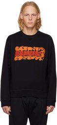Dsquared2 Black Surf Fire Sweatshirt