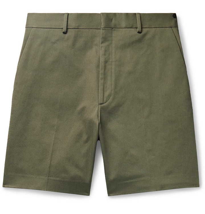 Photo: Fendi - Stretch Cotton-Twill Shorts - Green