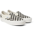 Vans - OG Classic LX Checkerboard Canvas Slip-On Sneakers - Men - Black