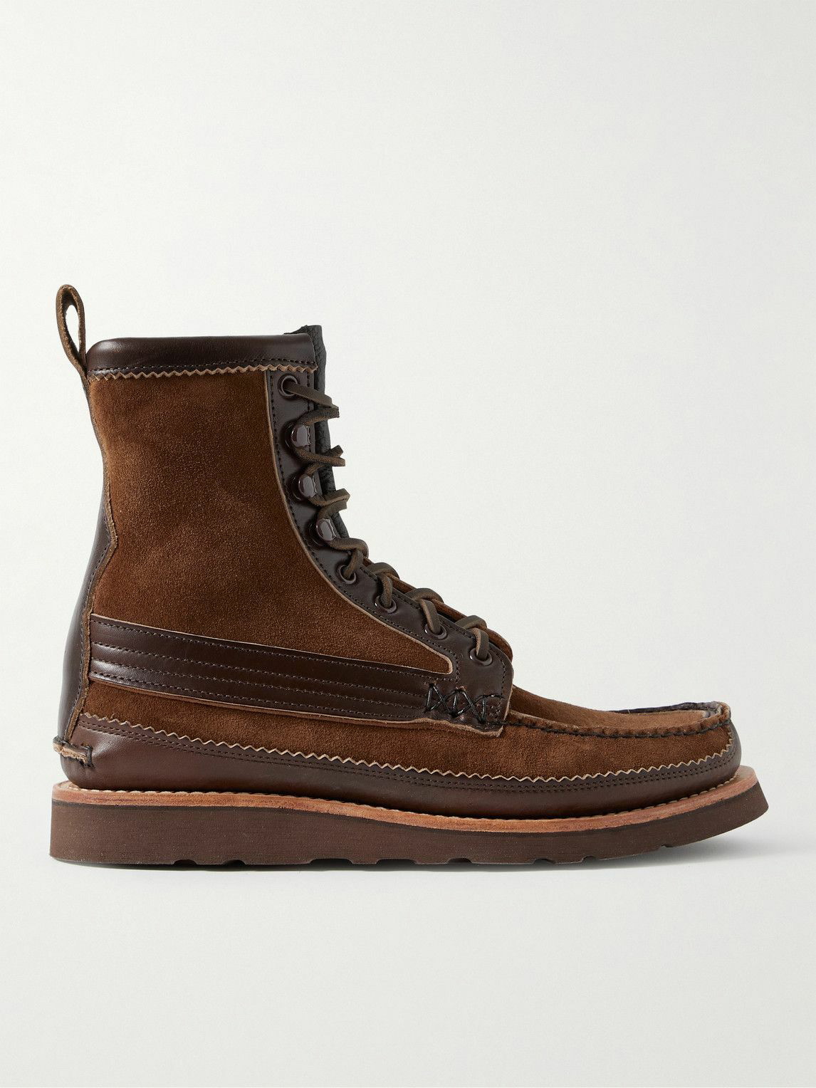 Yuketen - Maine Guide DB Leather Boots - Brown Yuketen
