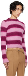 EGONlab Pink & Burgundy Freddy Sweater
