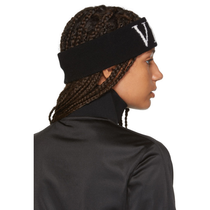 Valentino Black Valentino Garavani VLTN Headband Valentino  display picture 3