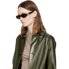Gucci Brown Oval Frame Sunglasses
