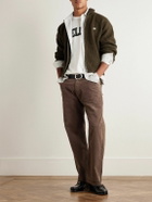 CELINE - Wesley Straight-Leg Cotton-Corduroy Trousers - Brown