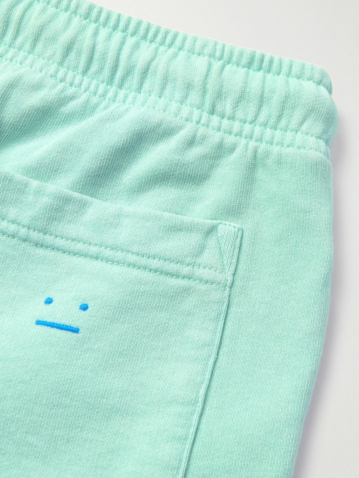 Acne Studios Kids - Appliquéd Cotton-Jersey Sweatpants - Green