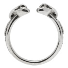 Alexander McQueen Silver Skull Ring