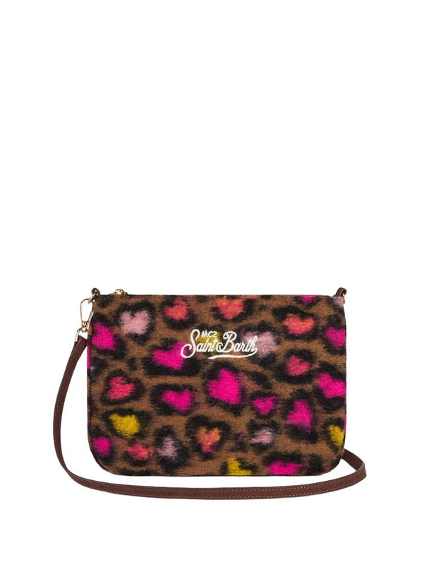Photo: MC2 Saint Barth Parisienne Cross Body Pouch Bag With Animalier Pattern