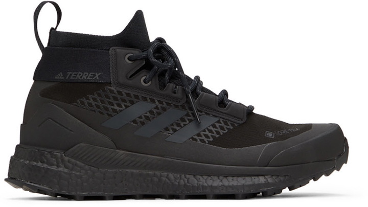 Photo: adidas Originals Black Terrex Free Hiker GTX Sneakers