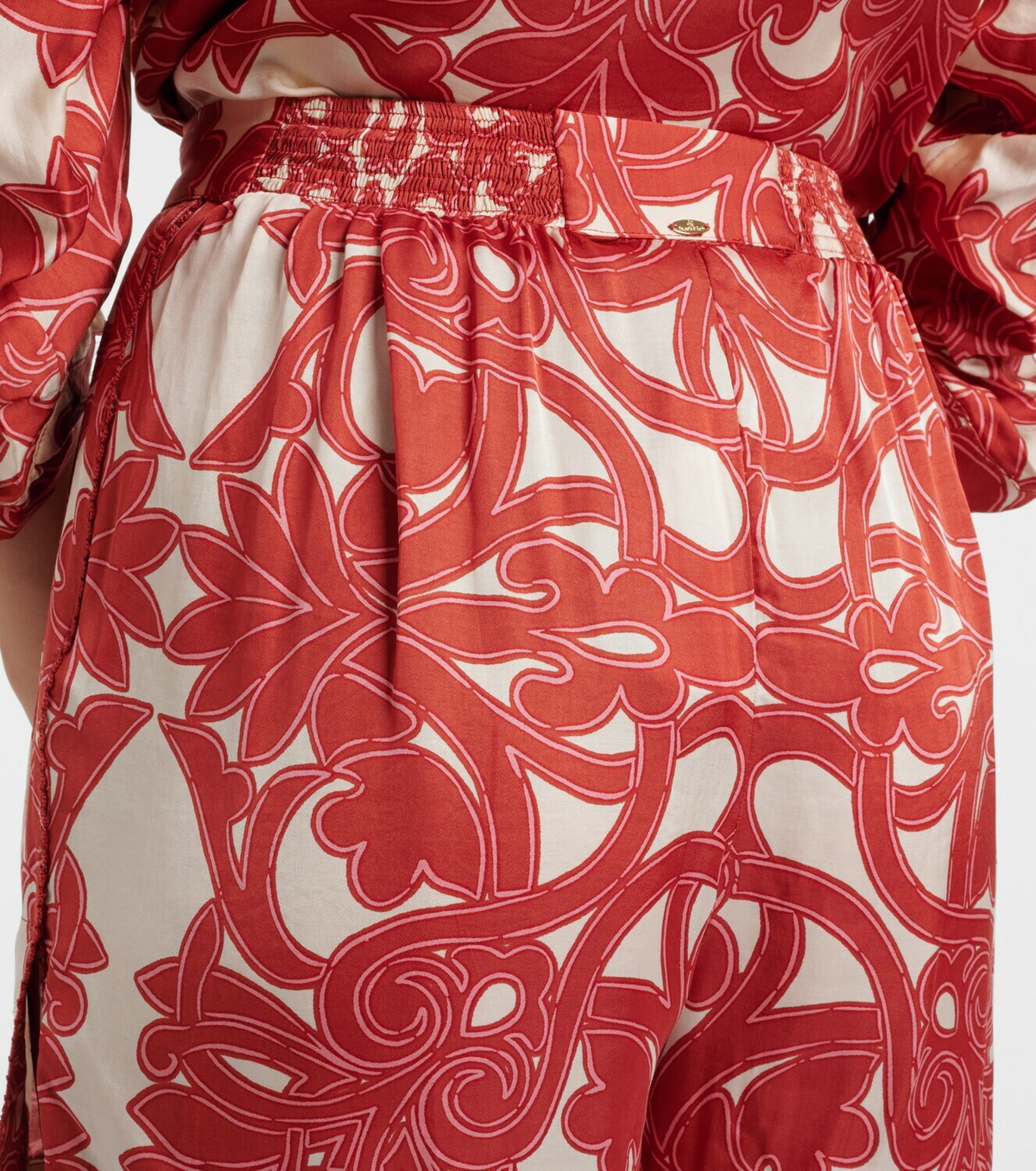 Poupette St Barth Isabelle printed high-rise shorts
