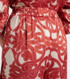 Poupette St Barth Isabelle printed high-rise shorts