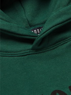 BILLIONAIRE BOYS CLUB - Arch Logo-Print Loopback Cotton-Jersey Hoodie - Green - S