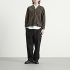 Universal Works Men's Jacquard Knit Advance Cardigan in Brown
