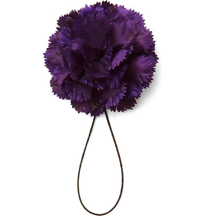 Photo: Maximilian Mogg - Silk Flower Boutonnière - Purple