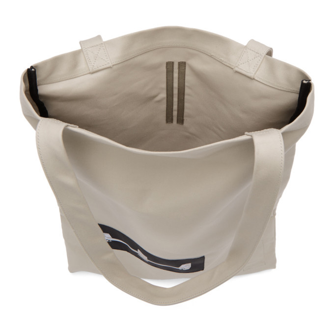 Rick Owens Drkshdw White Medium Cotton Tote Rick Owens Drkshdw