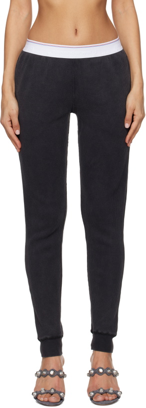Photo: Alexander Wang Black Jogger Lounge Pants