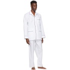 Paul Stuart White Cotton Broadcloth Pyjama Set