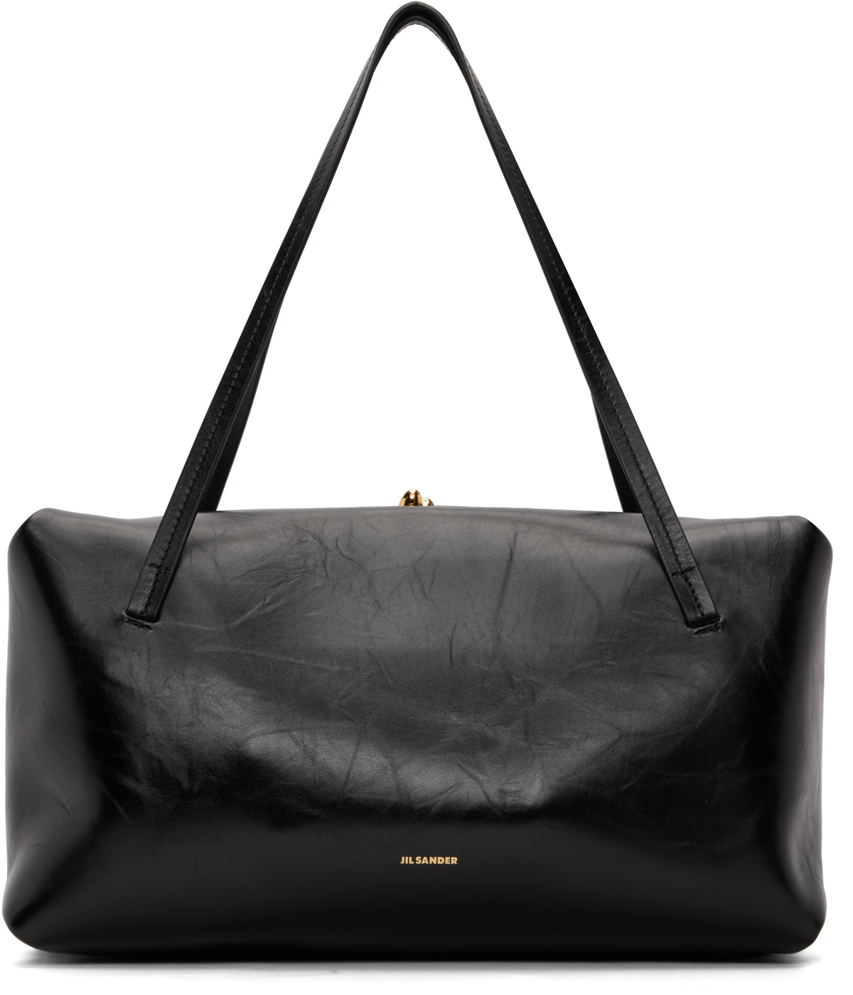 Jil Sander Black Goji Pillow Medium Bag