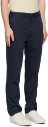 TOM FORD Navy Creased Trousers