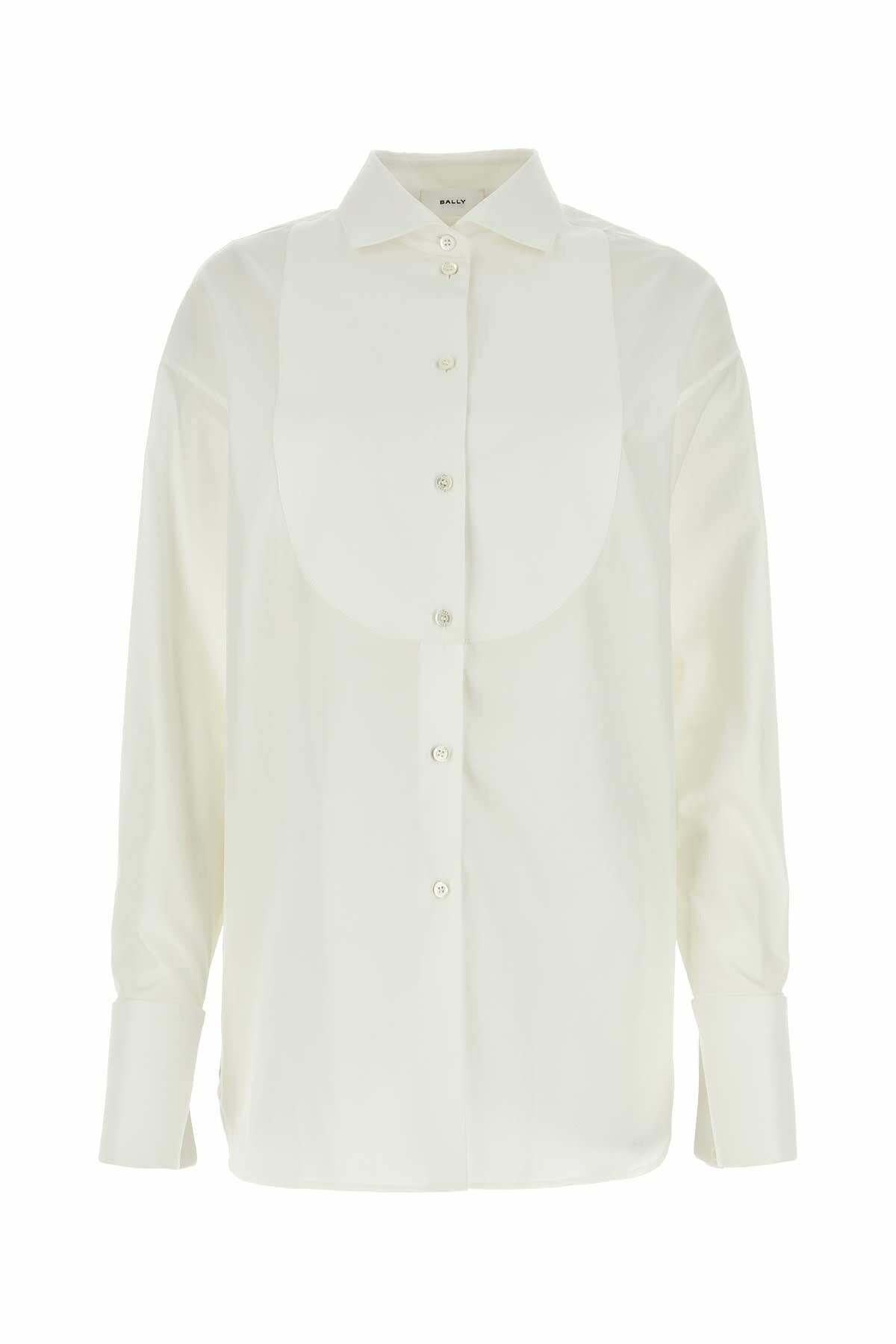 Tシャツ・カットソー BALLY Embroidered stretch wool blend shirt Bally Embroidered Stretch Wool Blend Shirt Bally