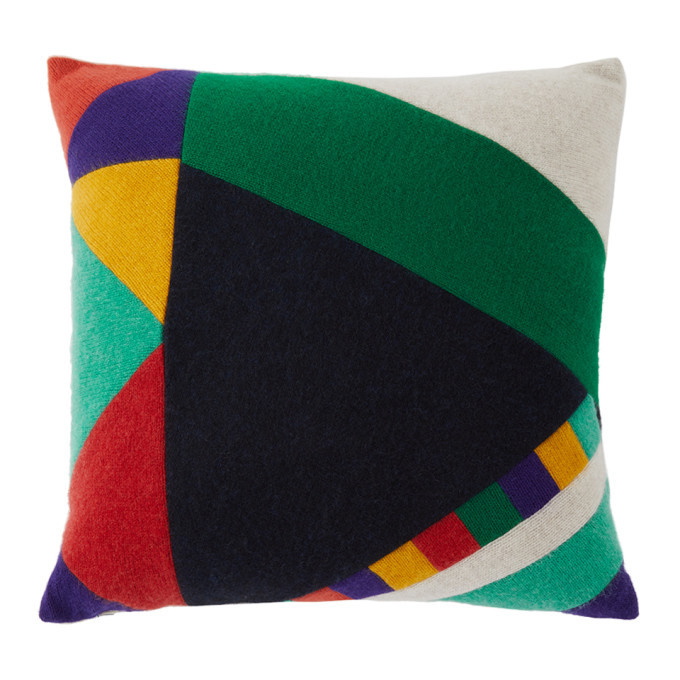 Photo: The Elder Statesman Multicolor Prisms Pillow