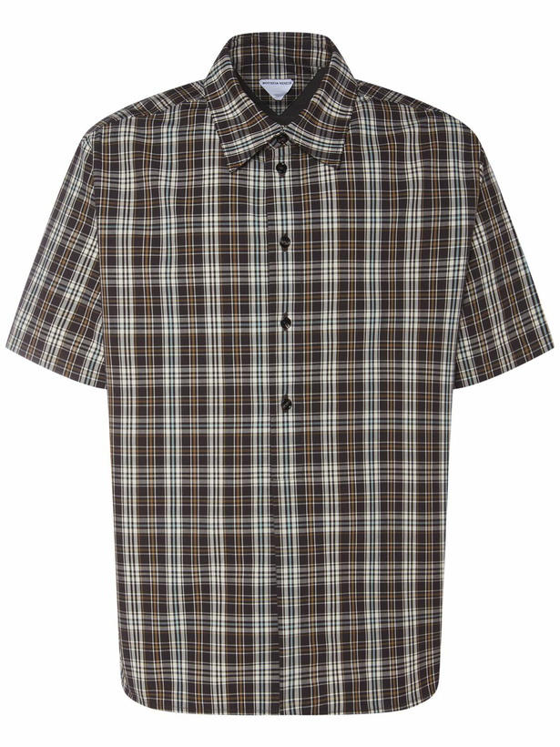 Photo: BOTTEGA VENETA Checked Cotton Shirt