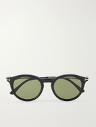 TOM FORD - Oliver 02 Round-Frame Acetate Sunglasses - Black