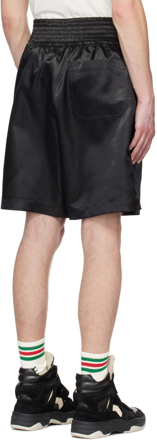 A PERSONAL NOTE 73 Black Drawstring Shorts