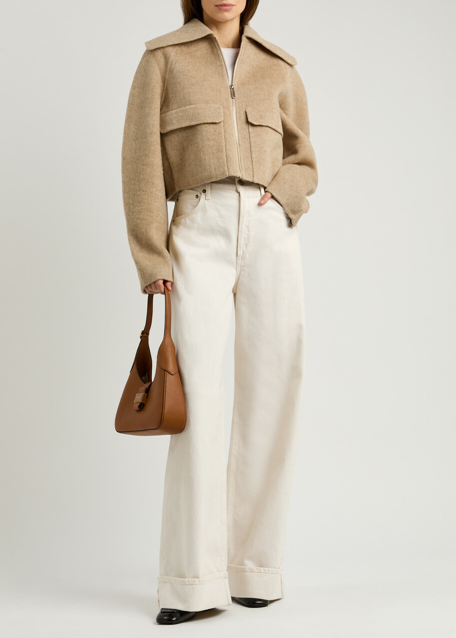 Clea Alto Wool-blend Jacket Beige