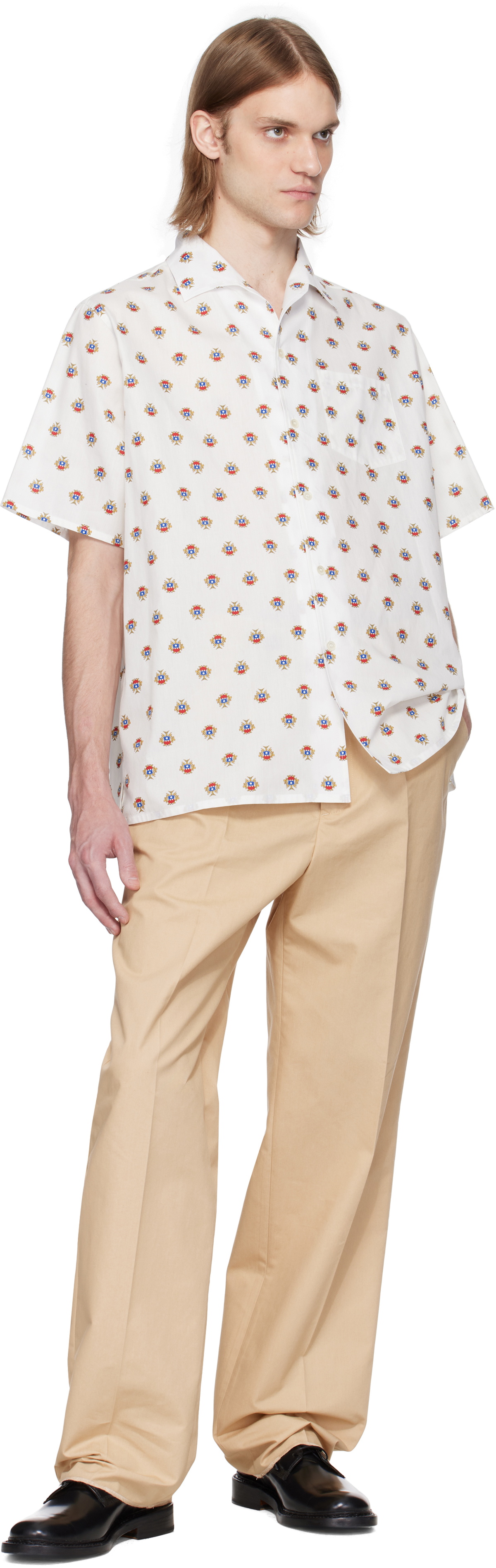 Bally White Printed Shirt