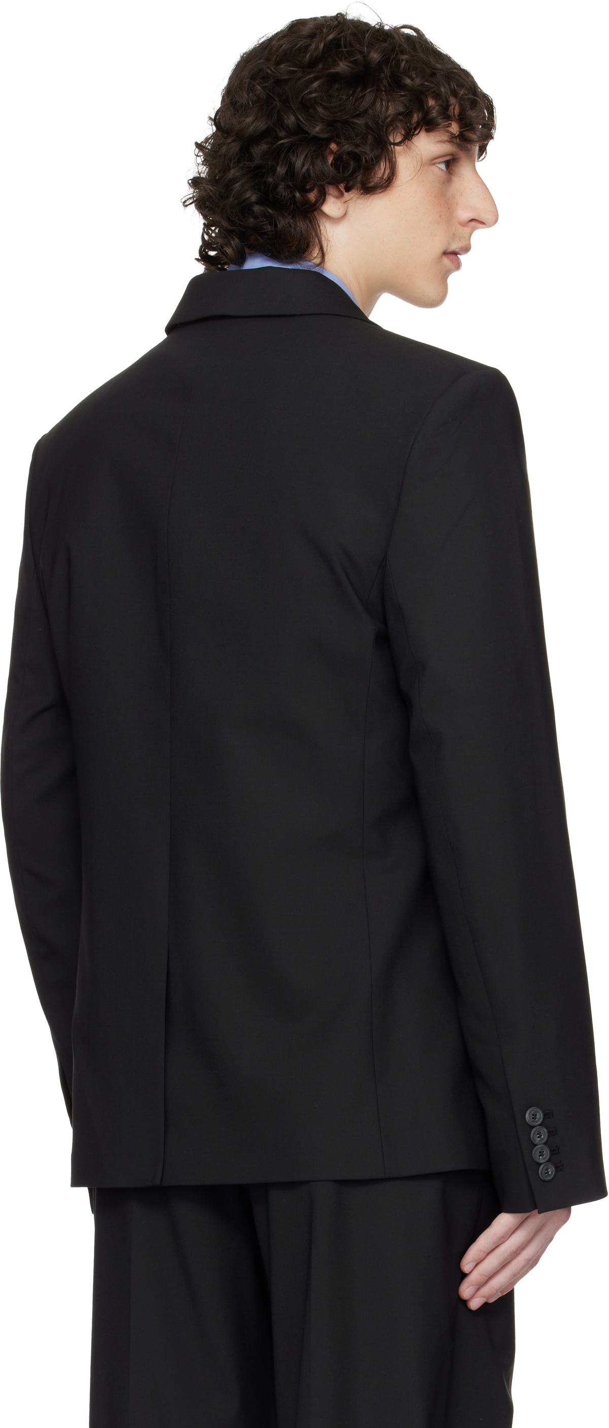 032c Black '032c Office Attire' Suit Blazer