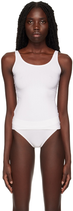 Photo: Wolford White Beauty Tank Top
