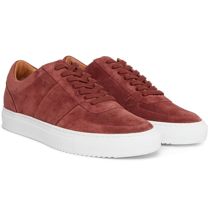 Photo: Mr P. - Larry Suede Sneakers - Red
