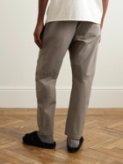 John Elliott - Studio Tapered Pleated Cotton Drawstring Trousers - Neutrals