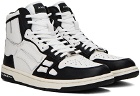 AMIRI Black & White Skel Top Hi Sneakers