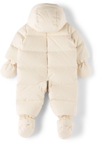 Bonpoint Baby Off-White Down Tagonfly Snowsuit
