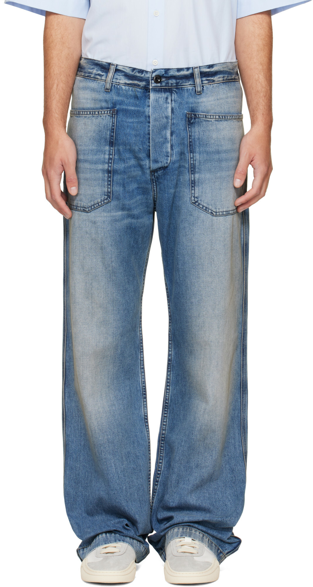 Acne Studios Blue Regular Fit Jeans