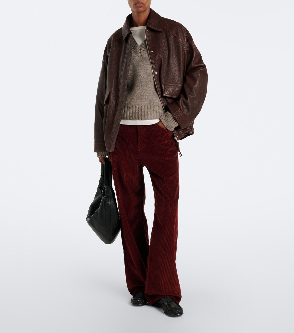 Róhe Leather blouson jacket