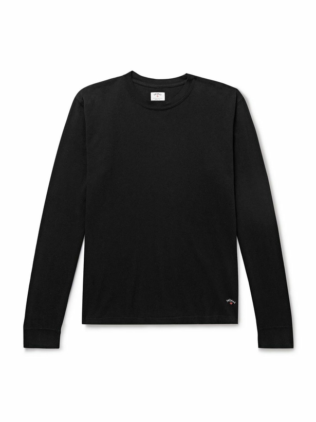 Photo: Noah - Logo-Print Recycled Cotton-Jersey T-Shirt - Black