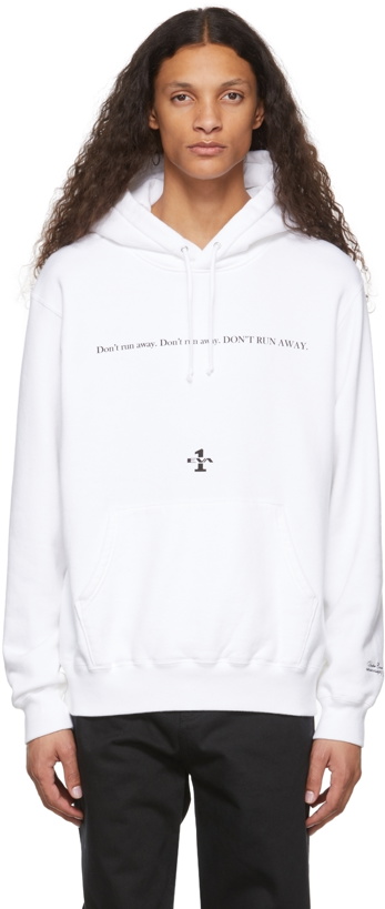 Photo: Undercover White Evangelion Terry Hoodie