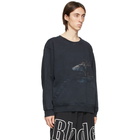 Rhude Black Nature Goose Sweatshirt