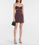 Zeynep Arçay Cutout cotton-blend minidress