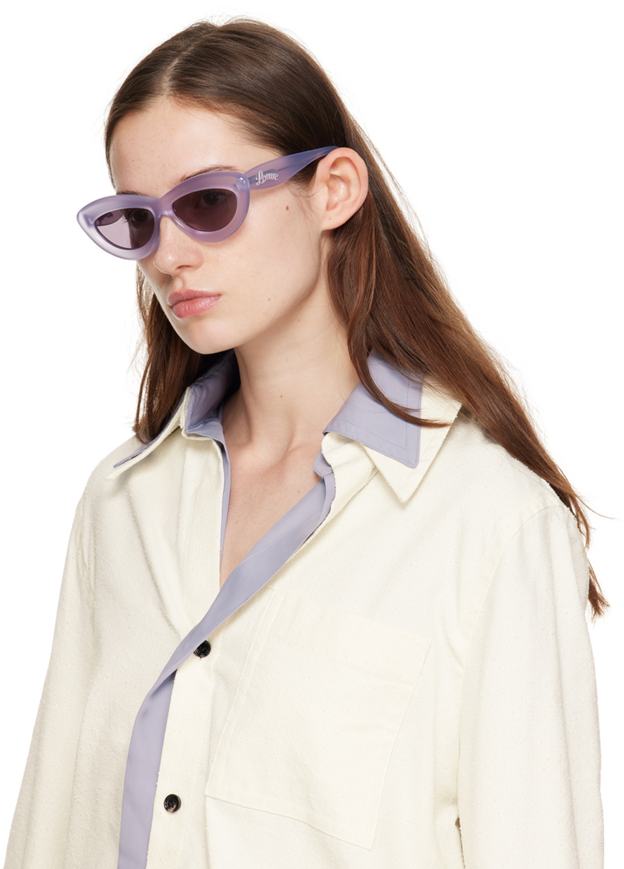 Loewe Purple Cateye Sunglasses Loewe 4239