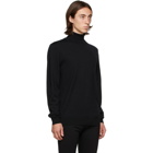 Hugo Black Wool San Thomas Turtleneck