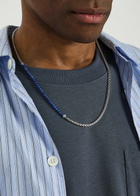 Tateossian Beaded Rhodium-plated Necklace - Silver - One Size