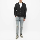 Represent Men's Mohair Cardigan in Black