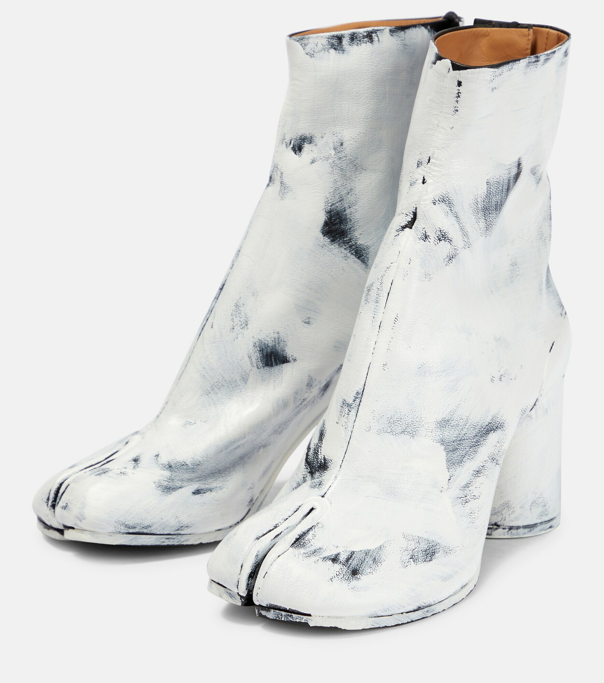 Maison Margiela - Tabi leather ankle boots Maison Margiela