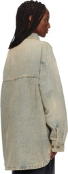 Entire Studios Blue Herculean Denim Shirt