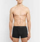 Off-White - Three-Pack Stretch-Cotton Boxer Briefs - Men - Black