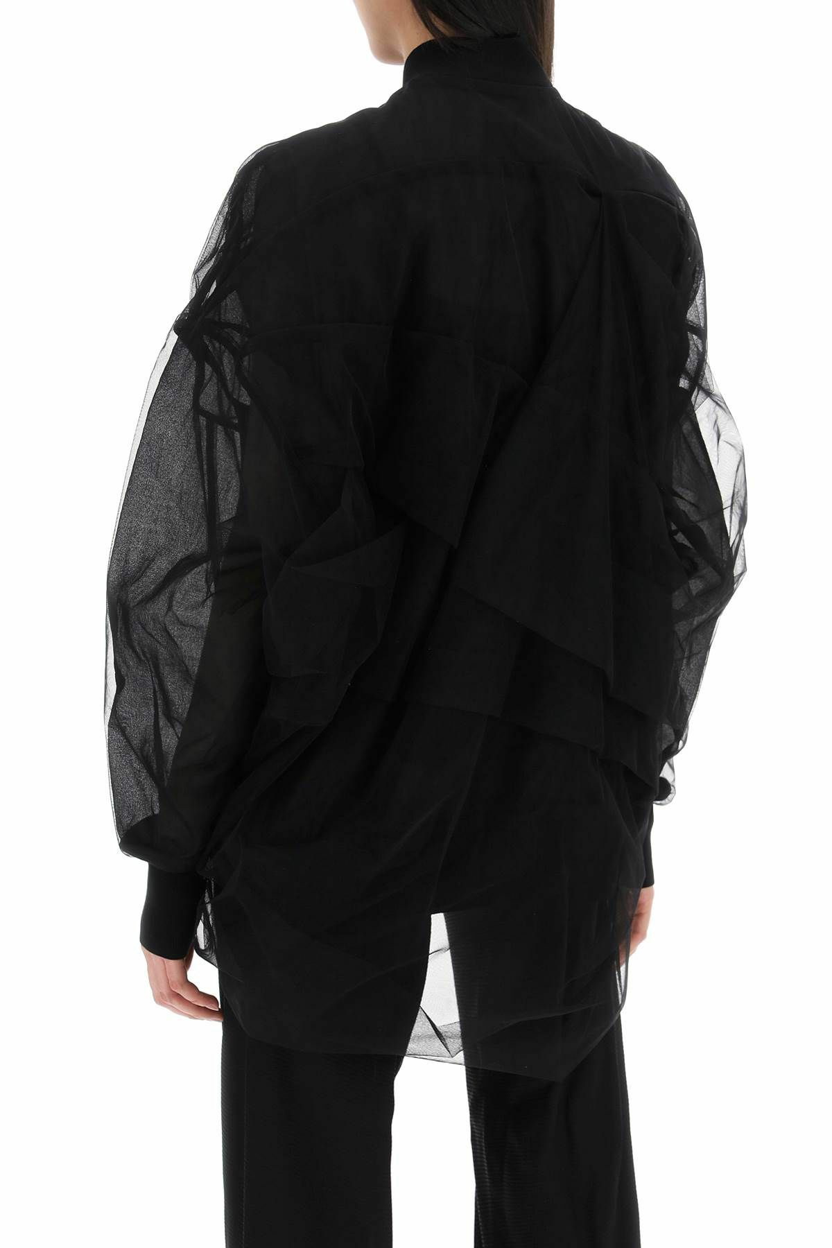 ジャケット RICK OWENS SS24 JUMBO RIPPLE (RP01D2732TU09) Buy Rick Owens Jumbo Ripple Flight Jacket 'Black